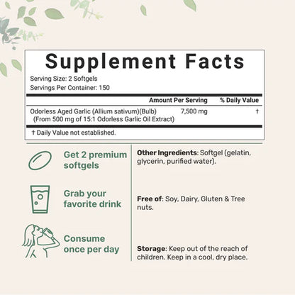 Aged Garlic Extract Softgels