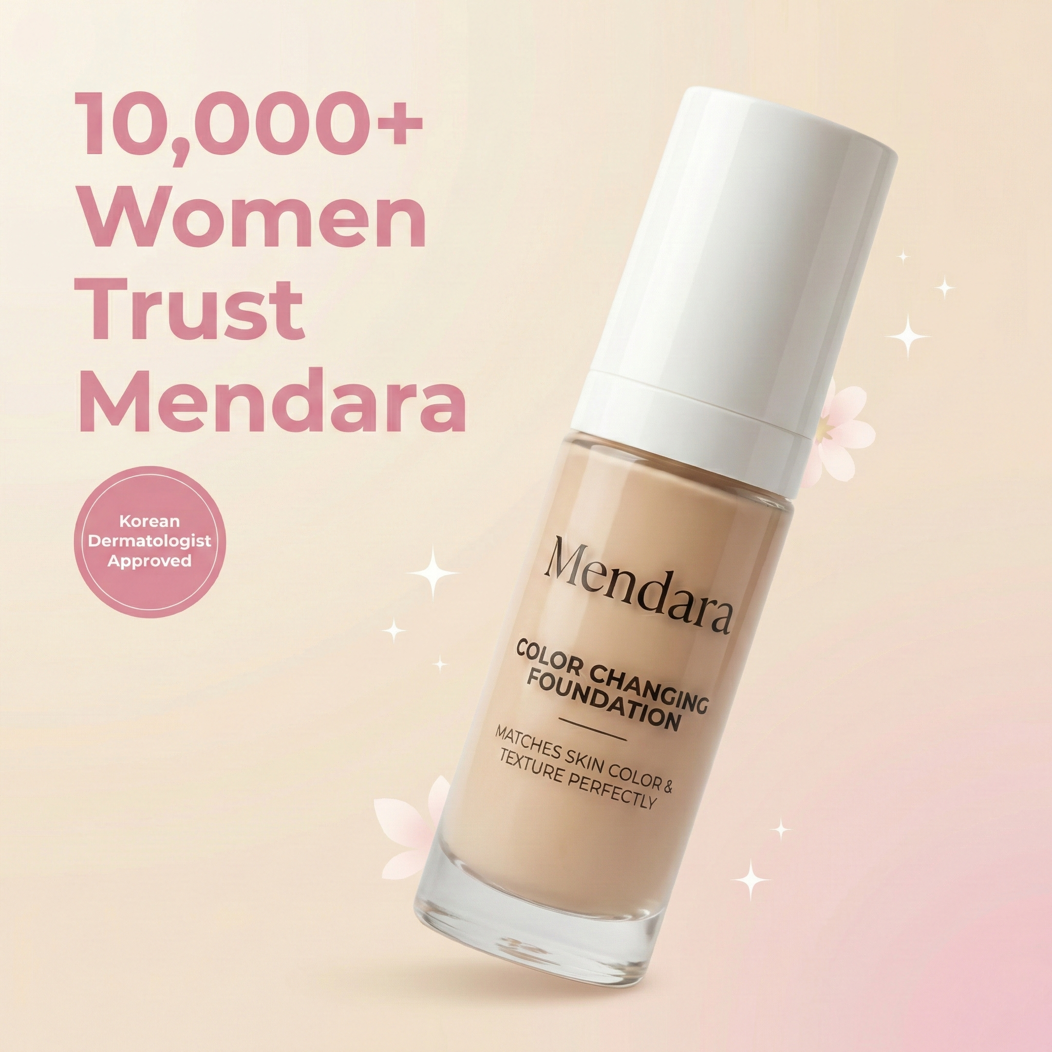 Mendara Color Changing Foundation